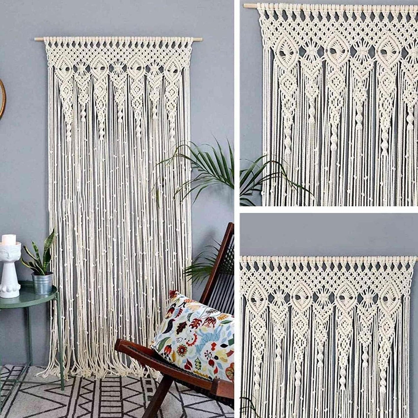 Tapisserie tissée pour séparer la salle de mariage Accueil - Accessoires et Décorations Naty Shop