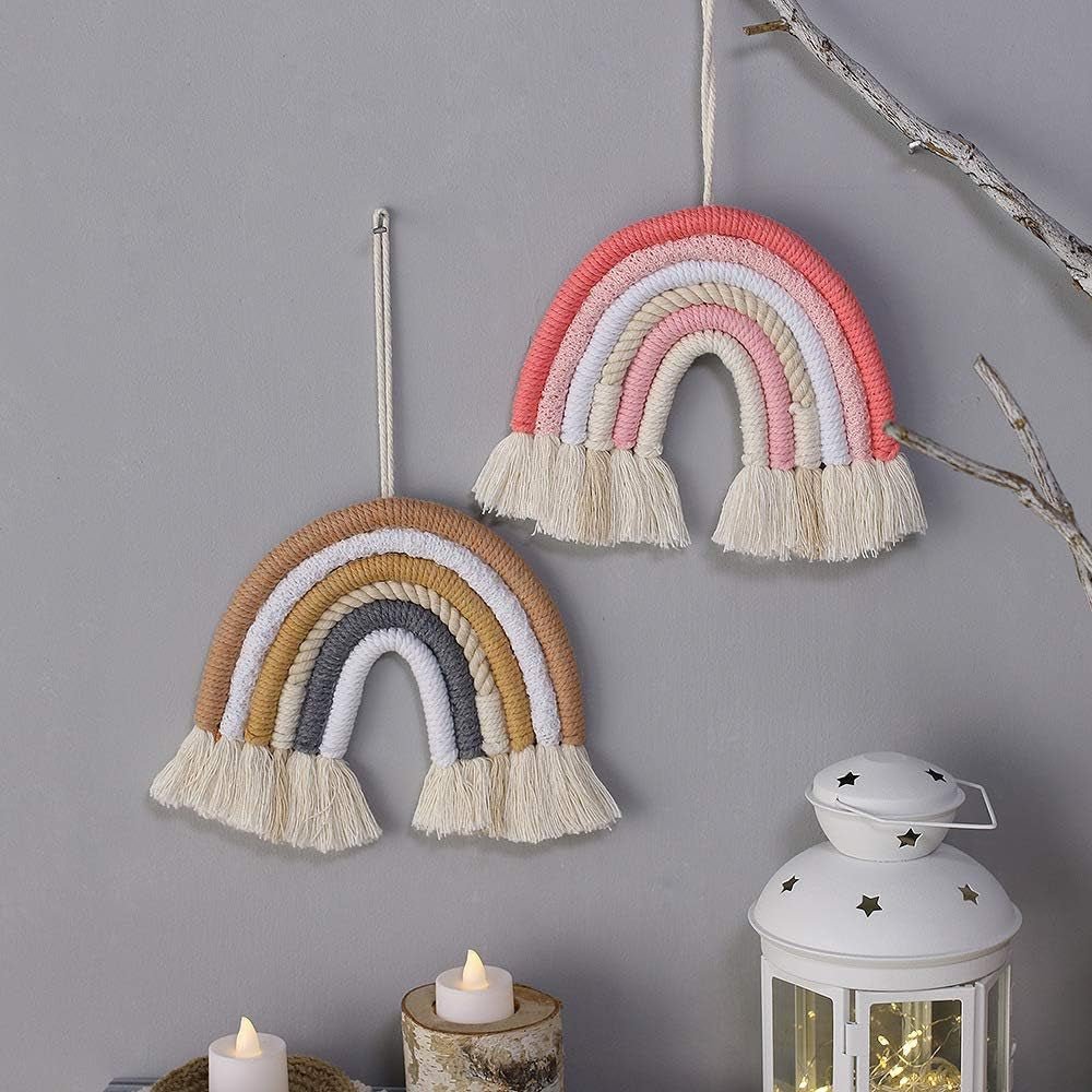 Tapisserie tissée bohème arc-en-ciel à la maison art coloré Maison - Accessoires et Décorations Naty Shop