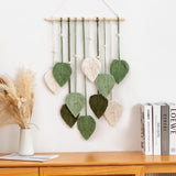 Tapisserie verte naturelle décorant les murs de la chambre de la chambre Accueil - Accessoires et Décorations Naty Shop