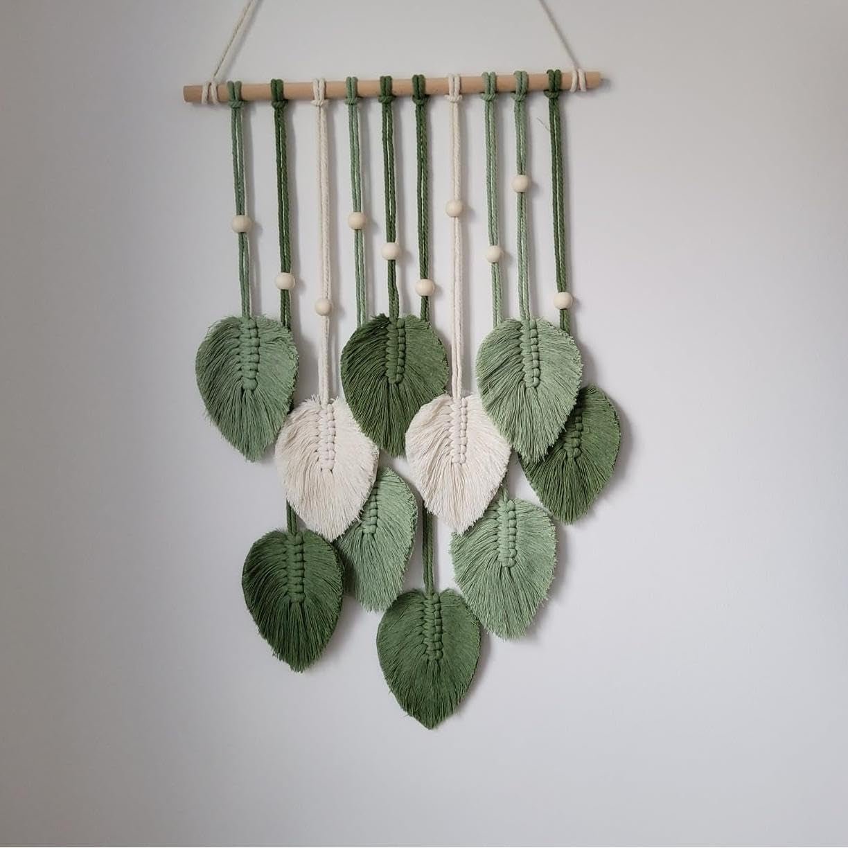 Tapisserie verte naturelle décorant les murs de la chambre de la chambre Accueil - Accessoires et Décorations Naty Shop