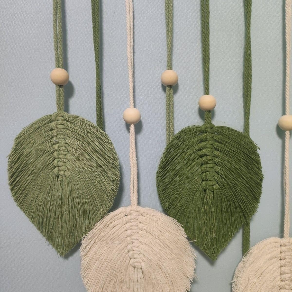 Tapisserie verte naturelle décorant les murs de la chambre de la chambre Accueil - Accessoires et Décorations Naty Shop