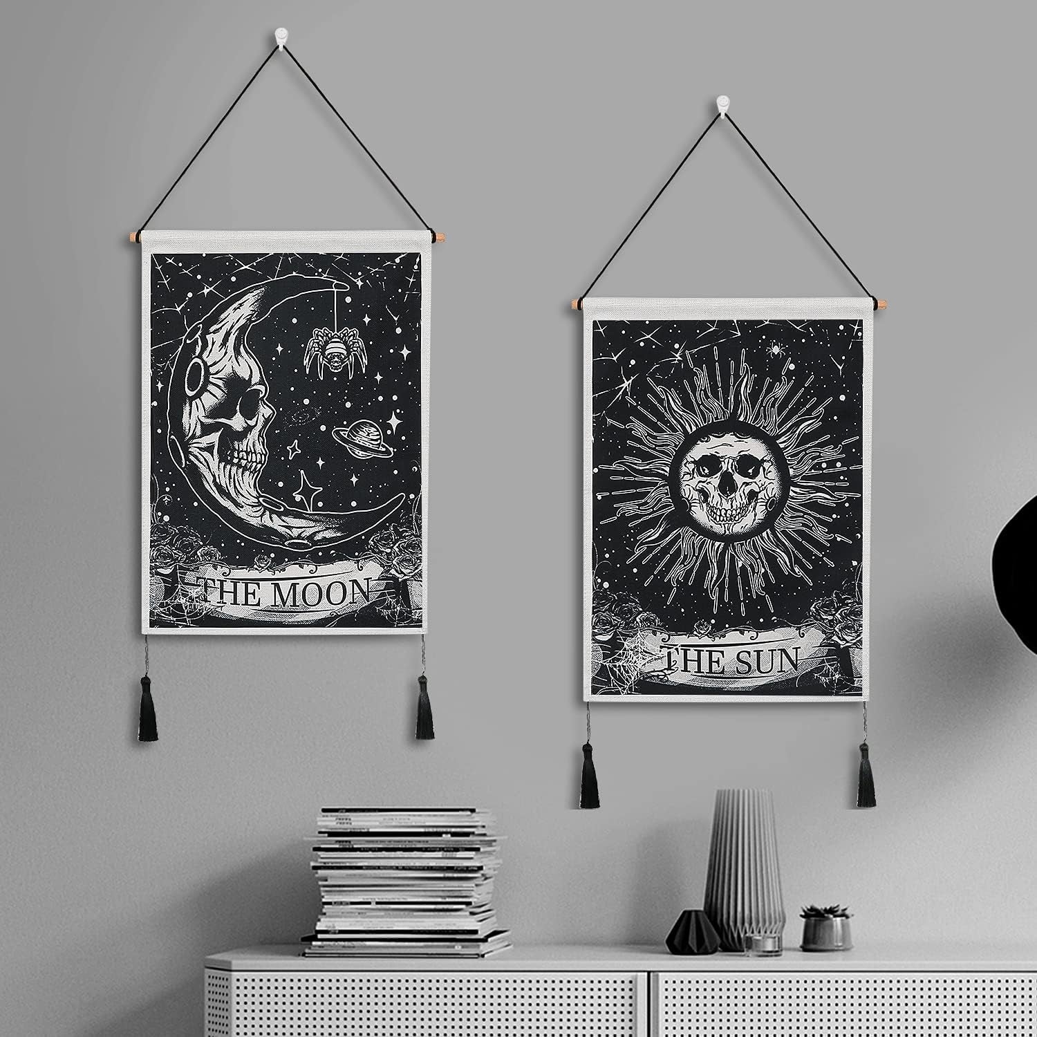 tapisserie Weldomcor tarot crâne coucher de soleil Accueil - Accessoires et Décorations Naty Shop