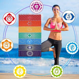 Tapisserie yoga méditation sept chakras hippie Casa - Accessoires et Décorations Naty Shop