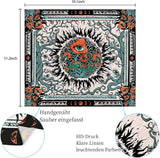Tapisserie yrendenge champignons coup de soleil toile hippie yeux Maison - Accessoires et Décorations Naty Shop