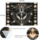 Tapisserie yrendenge papillon noir soleil lune naturel Maison - Accessoires et Décorations Naty Shop