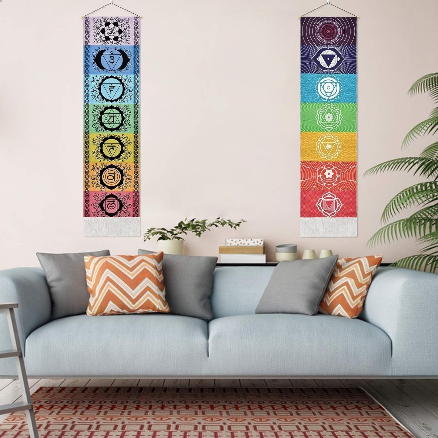 Tapisserie yugarlibi ensemble à suspendre chakra méditation yoga trippy Maison - Accessoires et Décorations Naty Shop