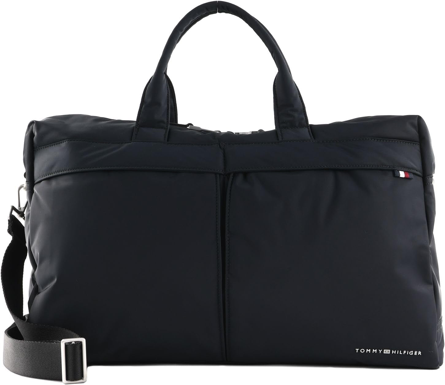 Tommy Hilfiger TH Signature Travel Bag AM0AM12218, sac de voyage pour hommes, noir (Noir) Bagages et équipement de voyage Naty Shop Default Title