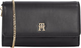 Tommy Hilfiger Sac à Bandoulière Eternity Chain Crossover Sacs à Bandoulière Femme Naty Shop Noir (Noir)