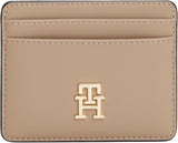 Porte-cartes pour femme Tommy Hilfiger Femme avec logo, Beige (Coastal Taupe), Taille unique Portefeuille homme Naty Shop Titre par défaut