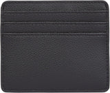 Tommy Hilfiger porte-cartes pour femme Soft Logotape Small, noir, taille unique Portefeuille Femme Naty Shop