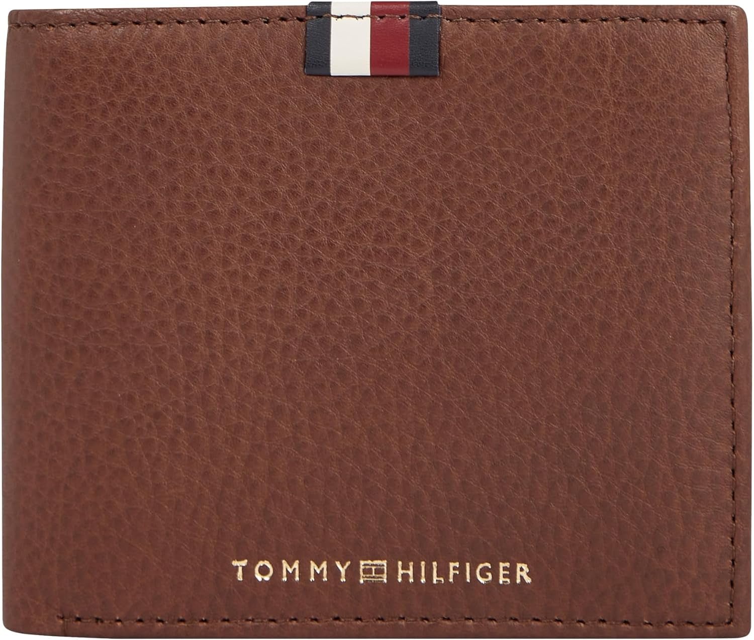 Tommy Hilfiger Men's Th Prem Lea Cc Flap and Coin Am0am11270 Portefeuilles Portefeuille Homme Naty Shop Marron Os