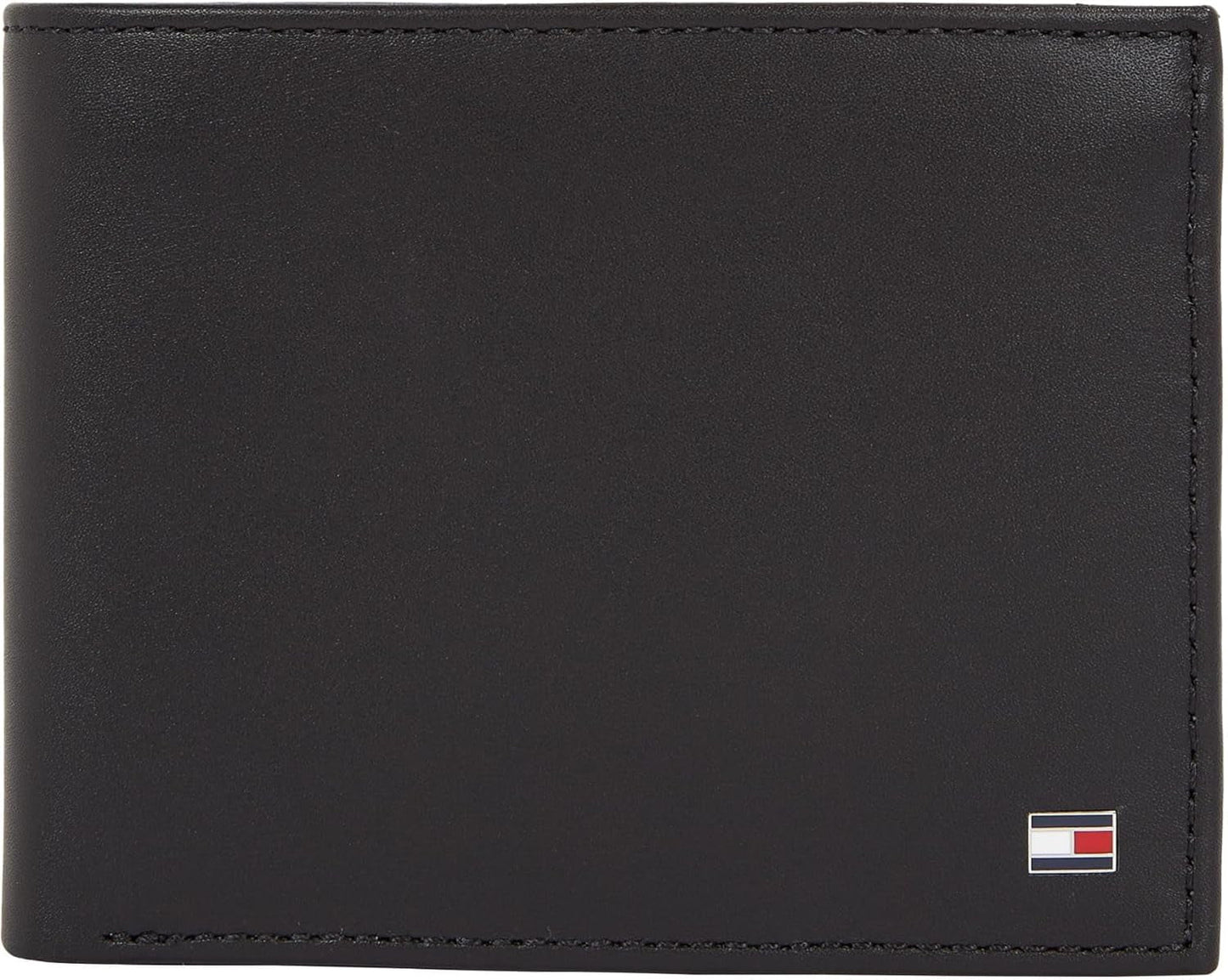 Tommy Hilfiger Eton Trifold Wallet With Coin Pocket Men's Wallet Naty Shop Noir