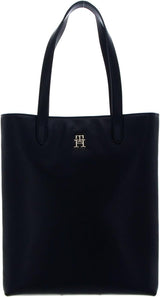 Tommy Hilfiger Th Casual Slim Tote Ns Tote Bag Femme Sacs Naty Shop Noir (black)