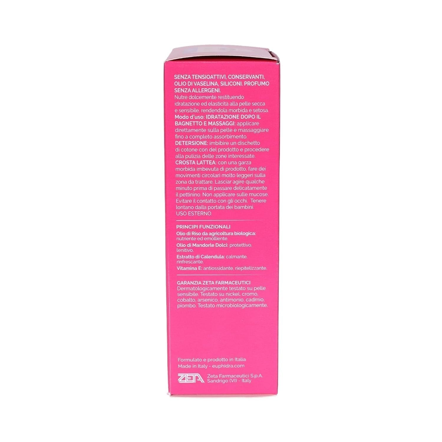 Huile corporelle Starch Mio, enlève les croûtes de lait du nouveau-né, 200 ml Enfant - Bain et Soin Naty Shop