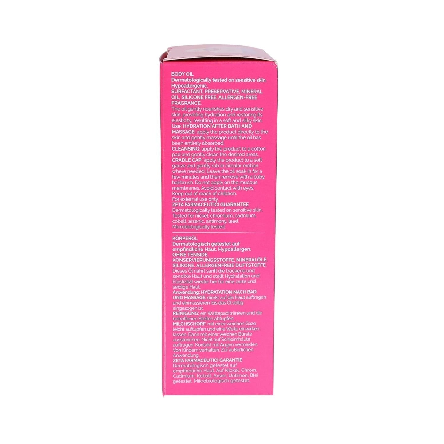 Huile corporelle Starch Mio, enlève les croûtes de lait du nouveau-né, 200 ml Enfant - Bain et Soin Naty Shop