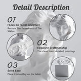 XMGZQ Sculpture de Statue d'Aphrodite Blanche, Statue de Buste de Mythologie Grecque en résine, pour la décoration de Chambre de Coquette, décoration de Chambre d'académie Sombre, étagères, cloison, Statuettes et Sculptures