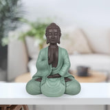 Zen Arôme SBM5 Statue Zen Bodhi, vert/marron, hauteur 20 cm Statuettes et sculptures Naty Shop