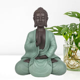 Zen Arôme SBM5 Statue Zen Bodhi, vert/marron, hauteur 20 cm Statuettes et sculptures Naty Shop