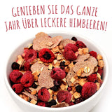 Framboises lyophilisées, SANS produits chinois, 500g de fruits entiers lyophilisés, sans additifs, fruités, fabriqués en Allemagne Produits déshydratés Naty Shop